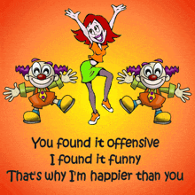 3D cartoon clown dancing gif