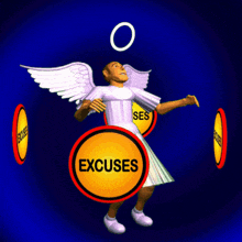 Angel Dodging Excuses GIFs