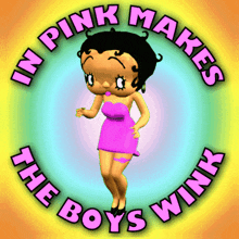 Betty in Pink Makes Boys Blink