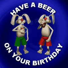 Birthday Beer Gif, Free Gifs, 3D GIF