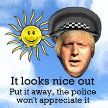 Boris Johnson's Sun Police Meme: A Hilarious Take on the Weather and Law Enforcement