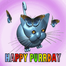 Cat-themed Colorful Rotating Background GIF