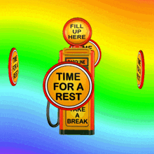 Colorful Gas Station Resting Tips