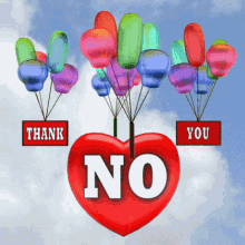 Creative 3D GIF: Heart-shaped Balloons and Text