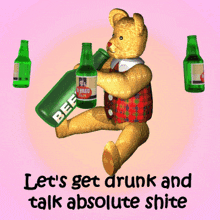 Drunk Teddy Bear's Hilarious Moment