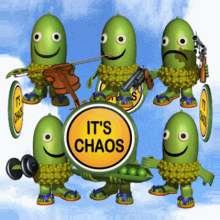 Free 3D GIFs of Cartoon Characters in Chaos
