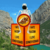 Free 3D GIFs of Doner Kebab and I Hate Racism