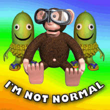 Funny Monkey Plush Toy Self-Declaration