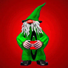 GIF Animation of a Dwarf Holding a Wine Glass