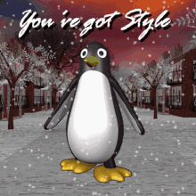 GIF Animation of Linux Penguin