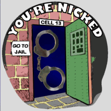 GIF Animation of You're NICKED!