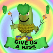 Give Us a Kiss Gif, Free Gifs, 3D Gif