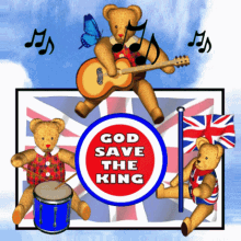 God Save The King Union Jack Gif