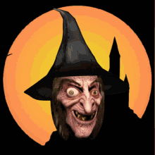 Halloween Witch Spooky Witch Gif, Free Gifs, 3D GIF