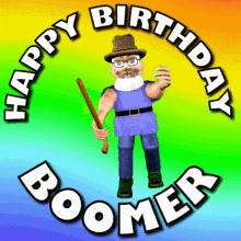 Happy Birthday Boomer GIF
