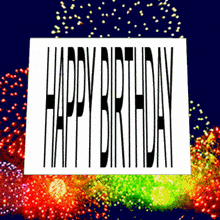 HAPPY BIRTHDAY Optical Illusion Gif