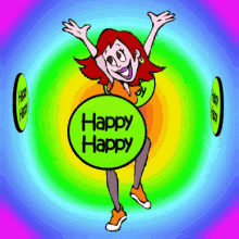 happy happy dance free gifs, 3D GIF