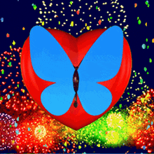 Heart-Shaped Butterfly