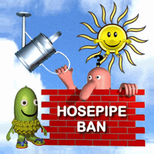 Hosepipe Ban Water Shortage 3D GIF
