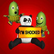 I'm Shocked: A Hilarious 3D Animation of a Panda Bear and Two Green Aliens