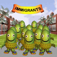 Immigrants migrant free 3D GIF