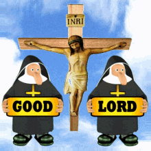 Jesus crucifixion, GOOD LORD surprise 3D GIF