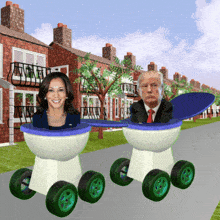 kamala harris donald trump gif