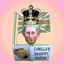King Charles and Camilla 3D GIF