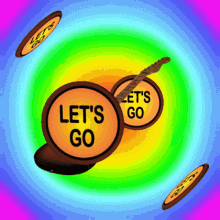 LET'S GO and GO gif, free gifs, 3D GIF