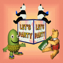 Let's Party Party Time Free Gifs