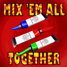 Mix 'em All Together Oil Paint GIF