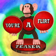 Monkey Flirting GIF