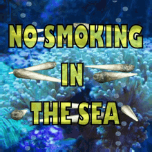 No Smoking Underwater 3D GIF