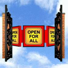 Open For All Open To All Gif