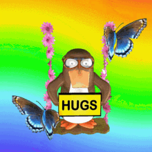 Penguin Sending Hugs