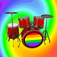 Rainbow 3D Drum Animation: A Visual Feast!
