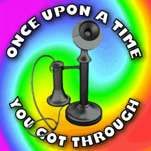 Retro Telephone Dialing and Connecting GIF