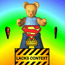 Superman Bear Lacks Context