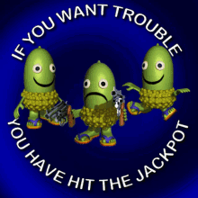 Trouble Jackpot 3D GIF